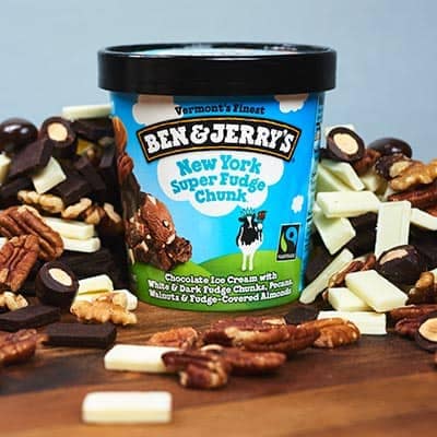 Ben & Jerry's New York Super Fudge Chunk ice cream