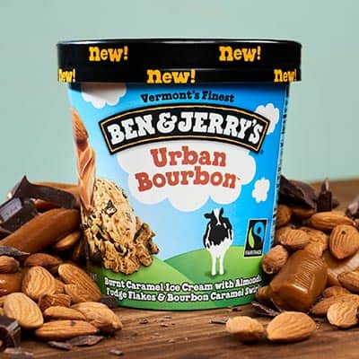 Ben & Jerry's Urban Bourbon ice cream