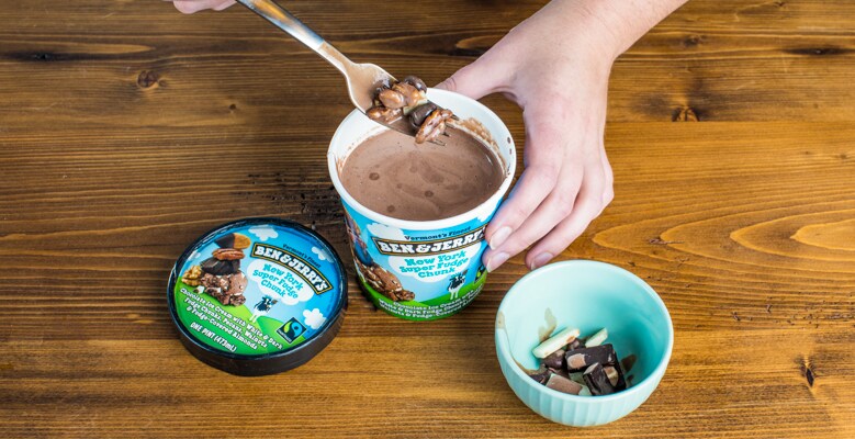 Pint pranks, de-chunkifier, Ben & Jerry's