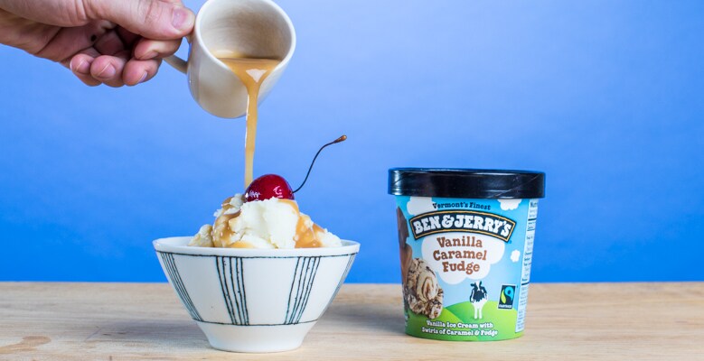 Pint pranks, mashed potato sundae, Ben & Jerry's