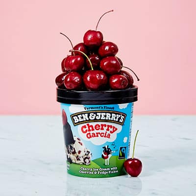Ben & Jerry's Cherry Garcia ice cream