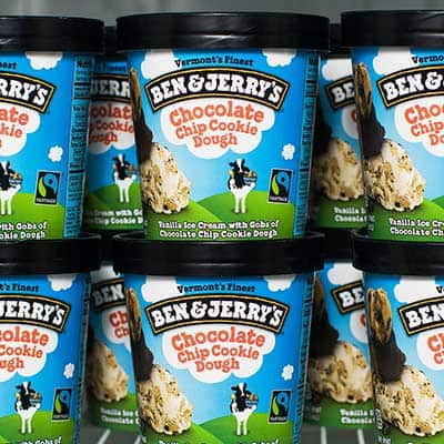 Ben & Jerry's Chocolate Chip Cookie Dough ice cream