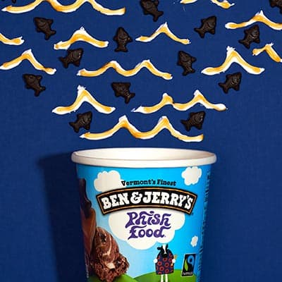 Ben & Jerry's Phish Food ice cream