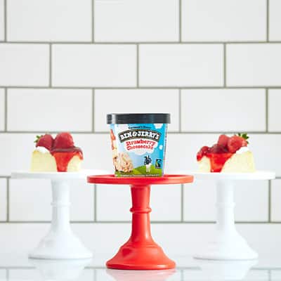 7. Strawberry Cheesecake