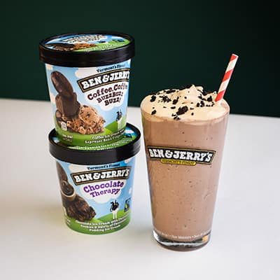 Ben & Jerry's Afternoon Therapy Milkshake
