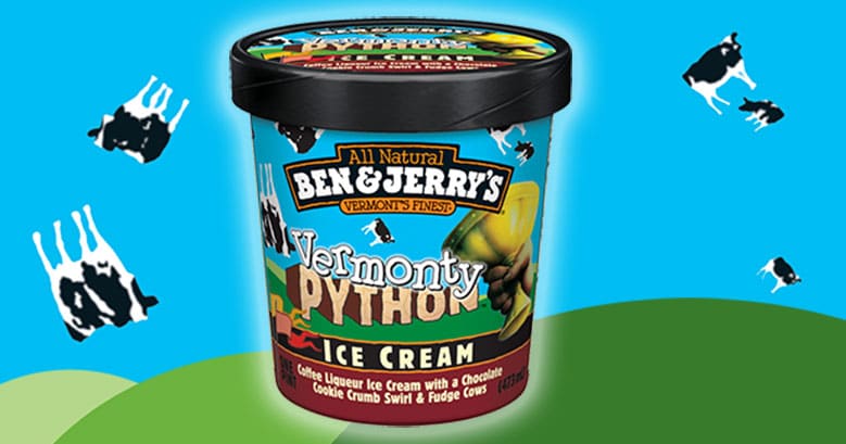 A Pint of Ben & Jerry's Vermonty Python Flavor