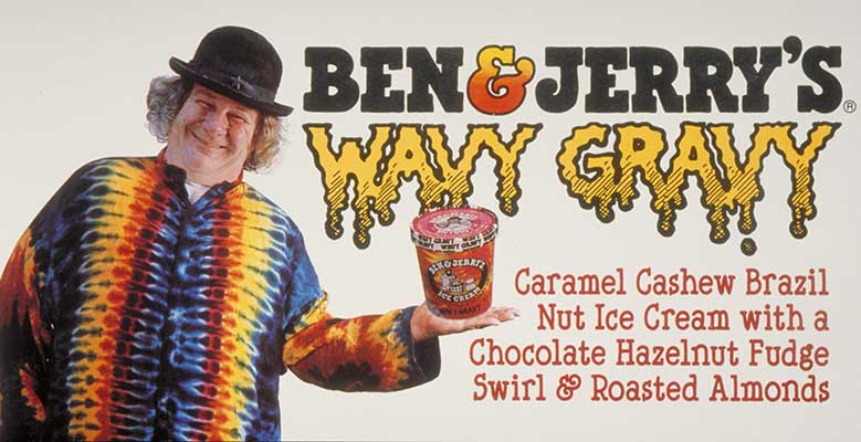 Wavy Gravy poster, Ben & Jerry's