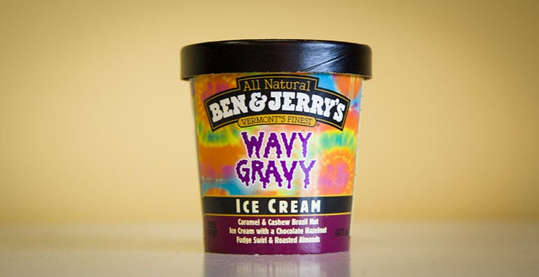 Ben & Jerry's Wavy Gravy pint